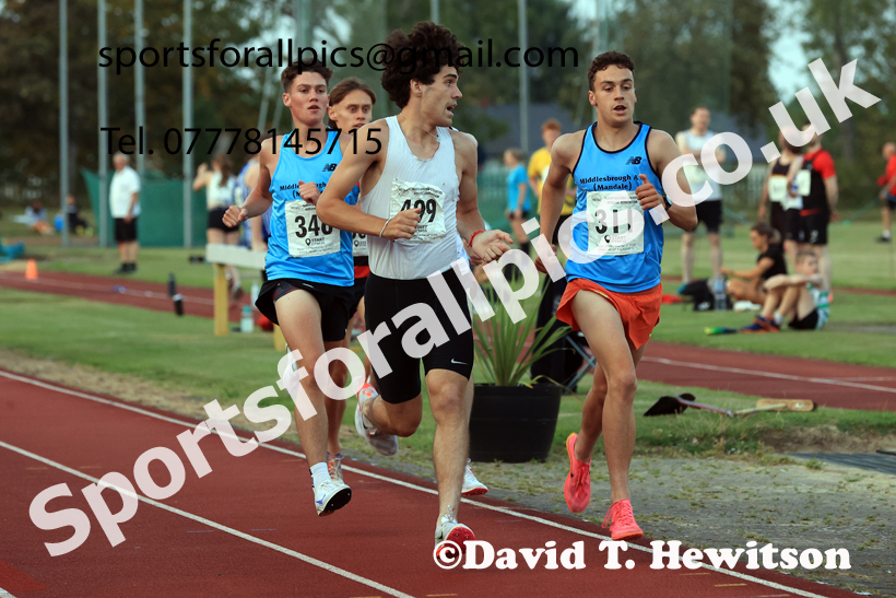 3000 metres, 2024 NEGP 6, Monkton Stadium,  Wednesday, August 14th.  Photo: David T. Hewitson/Sports for All Pics